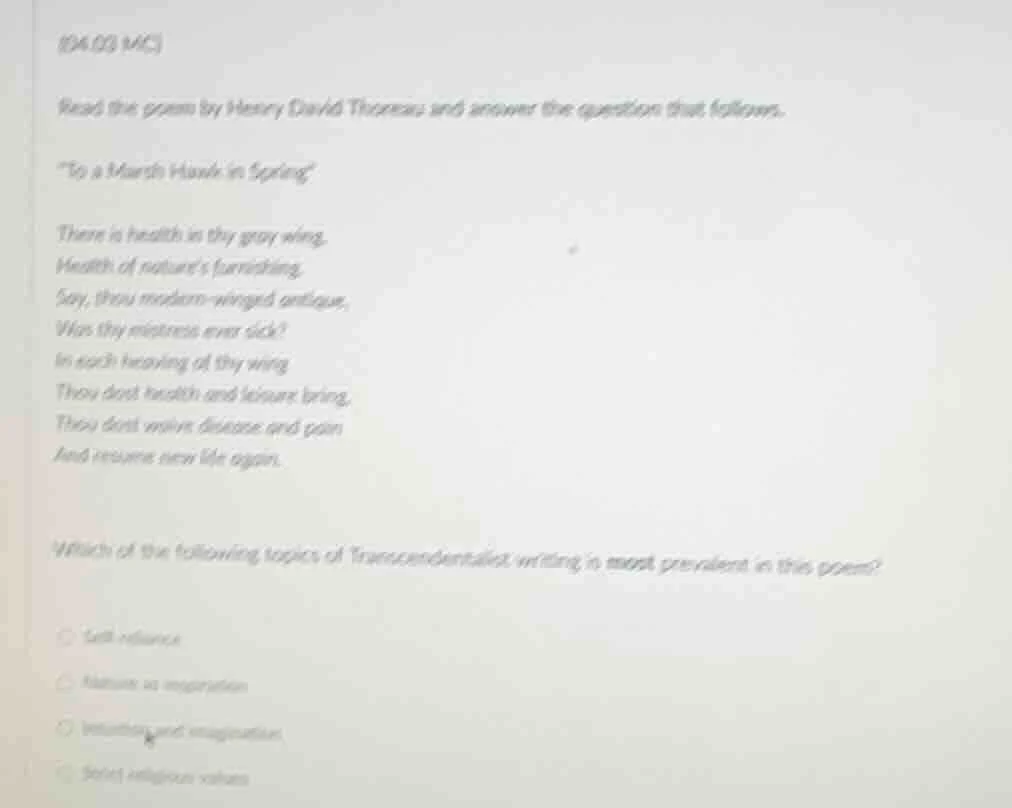 (da.03 mc) read the poem by henry david thoreau and answer the question…