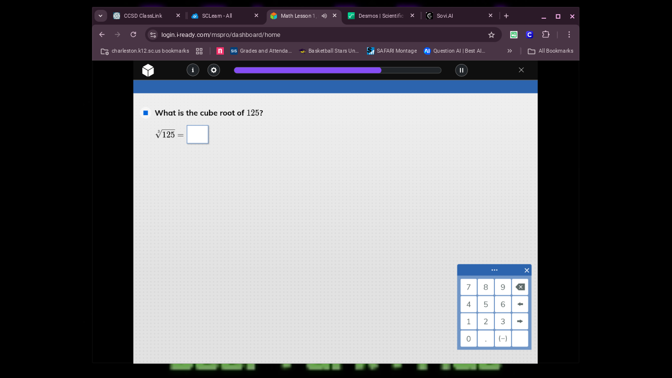 what is the cube root of 125? \\sqrt3{125} = \\square