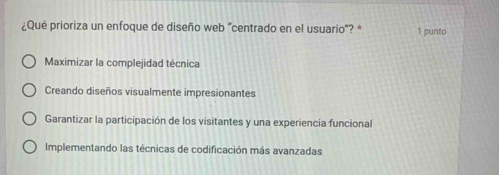 ¿qué prioriza un enfoque de diseño web \centrado en el usuario\? * maxi…