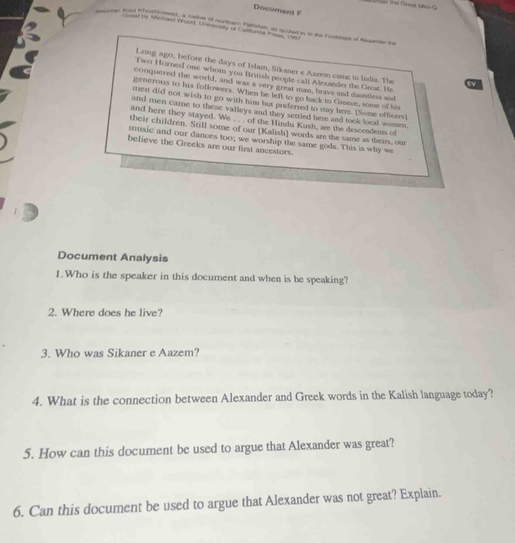 document f source: massi khtushkhewaei, a native of northern pakistan, …