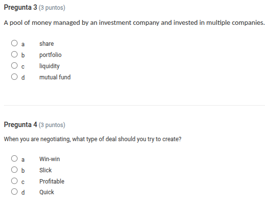 pregunta 3 (3 puntos) a pool of money managed by an investment company …