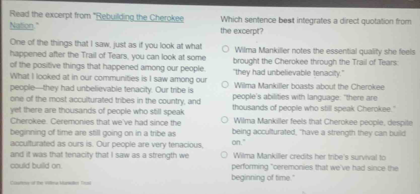 read the excerpt from ebuilding the cherokee nation.\ one of the things…