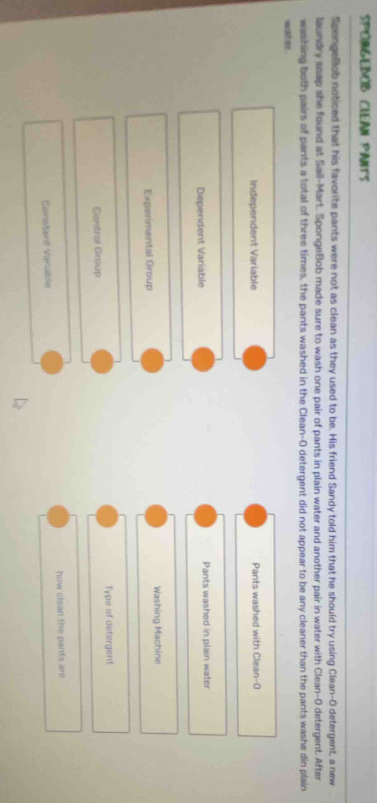 spongebob clean pants? spongebob noticed that his favorite pants were n…