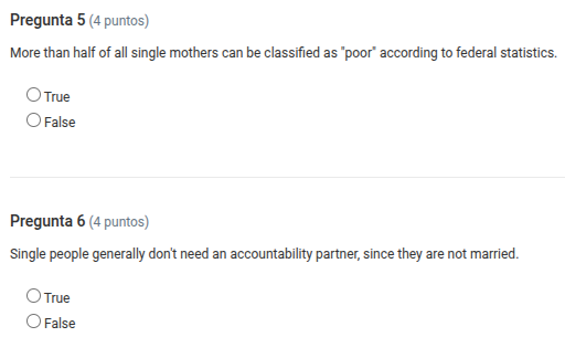 pregunta 5 (4 puntos) more than half of all single mothers can be class…