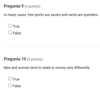 pregunta 9 (4 puntos) in many cases, free spirits are savers and nerds …