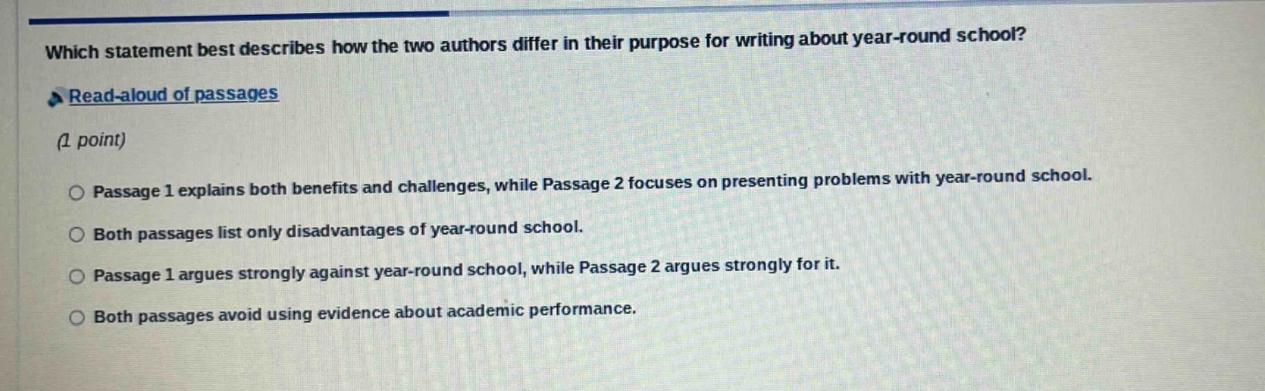 which statement best describes how the two authors differ in their purp…