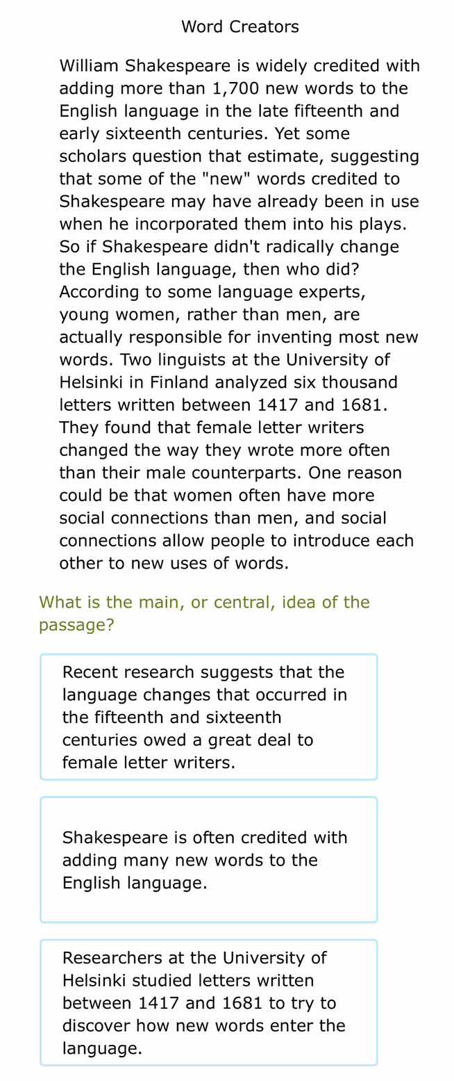 word creators william shakespeare is widely credited with adding more t…