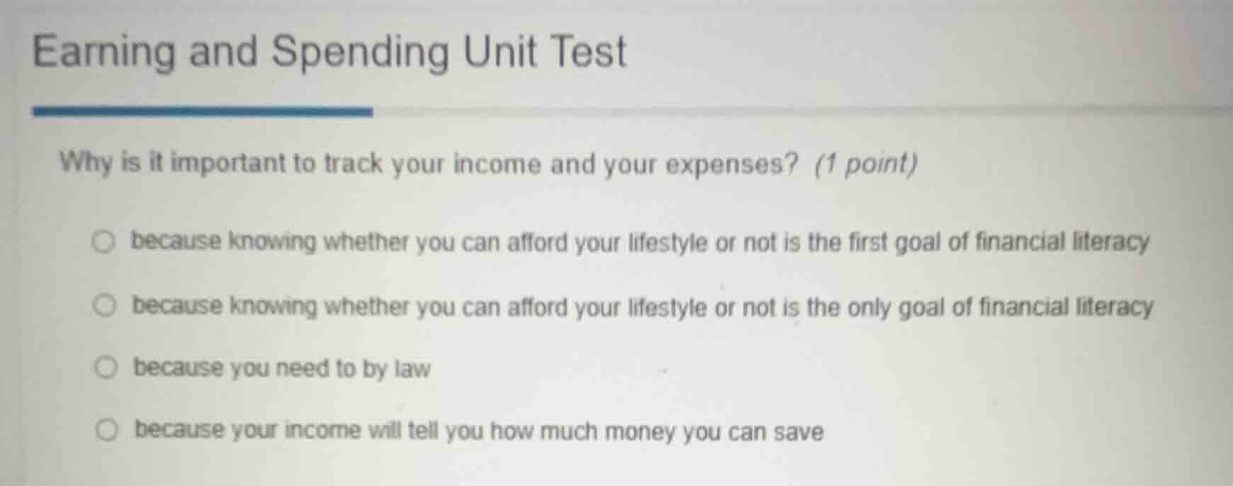 earning and spending unit test why is it important to track your income…