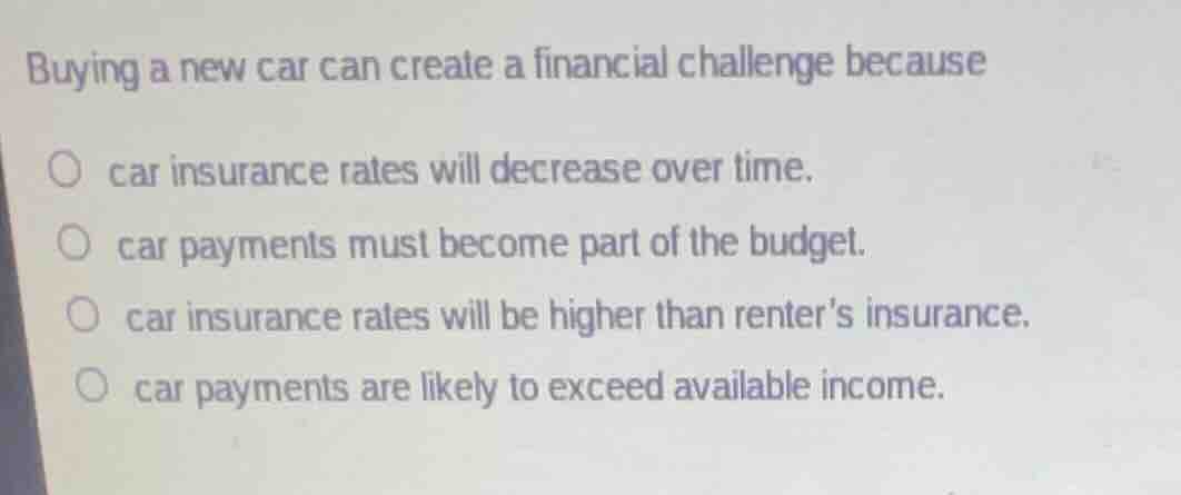 buying a new car can create a financial challenge because car insurance…