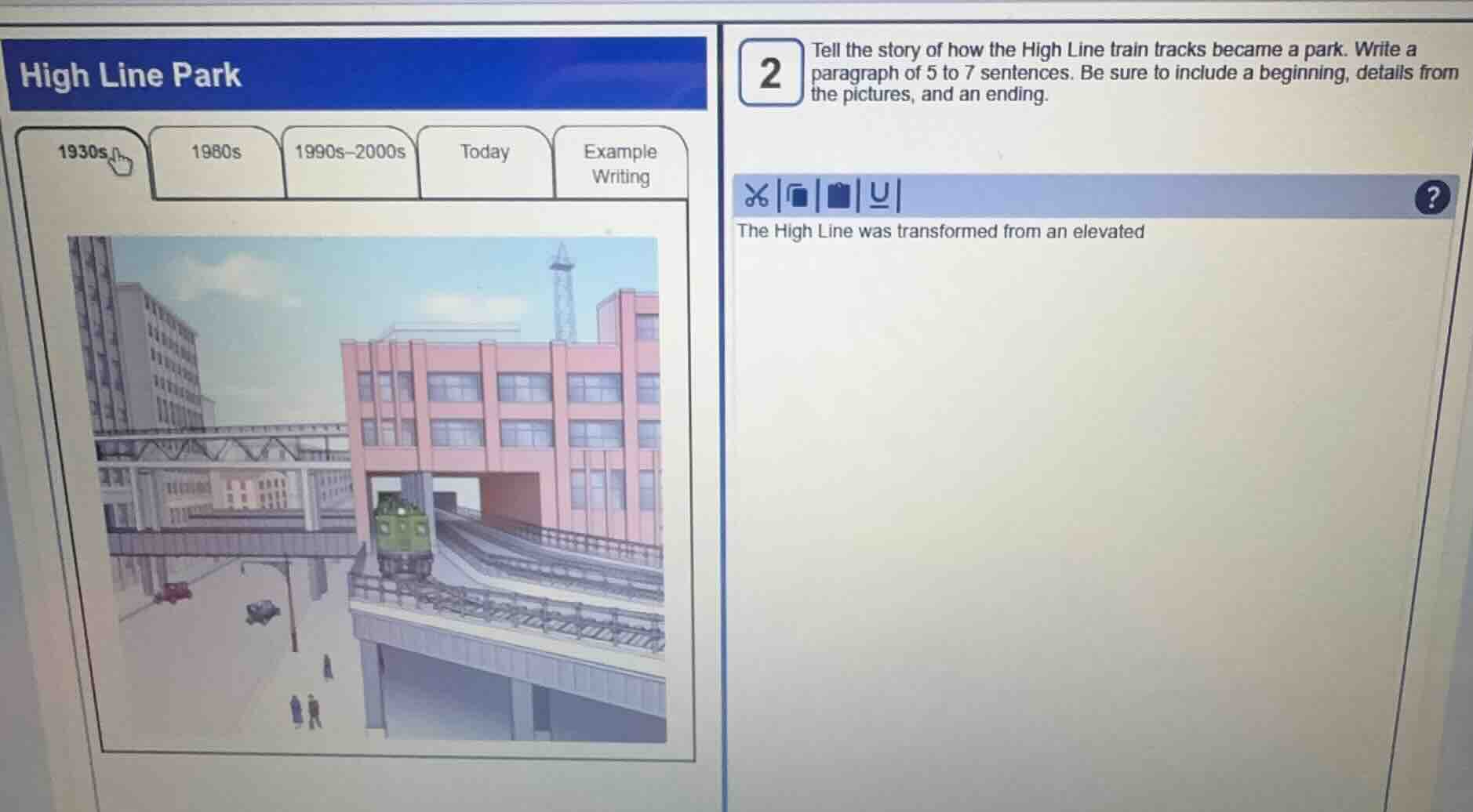 high line park 2 tell the story of how the high line train tracks becam…