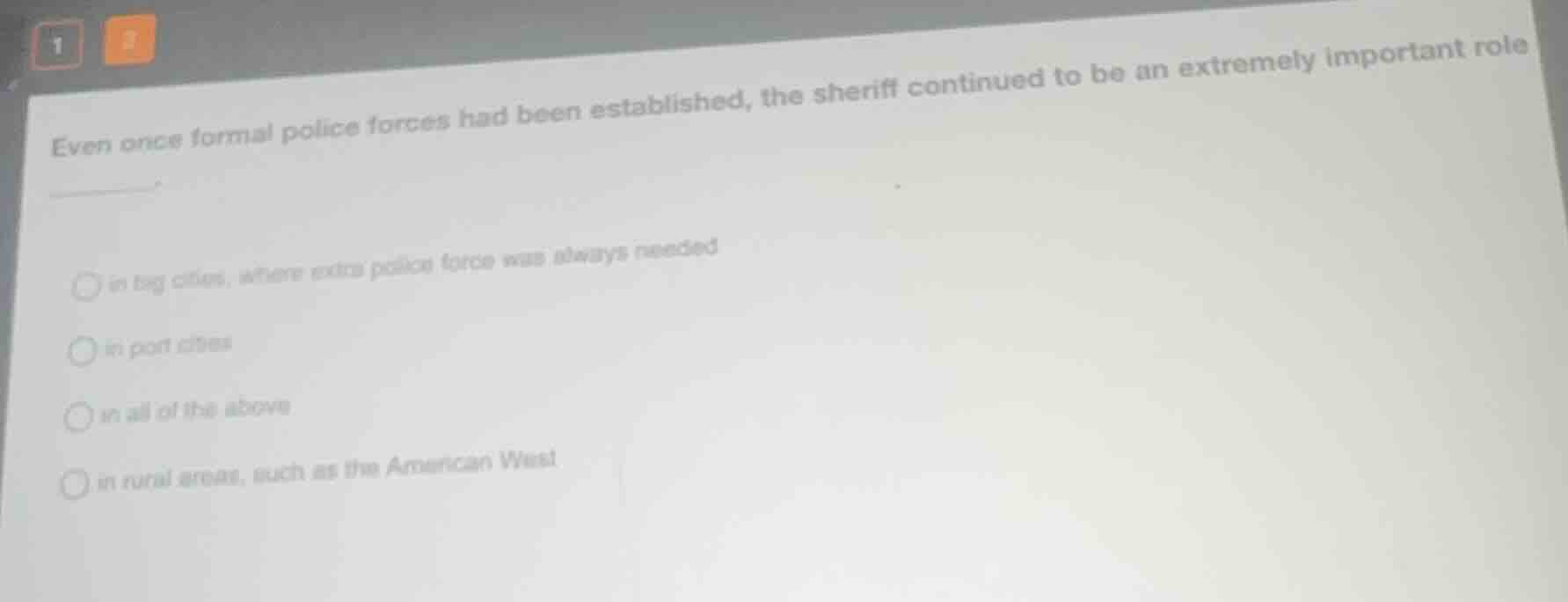 even once formal police forces had been established, the sheriff contin…
