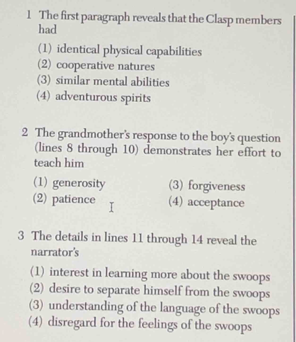 1 the first paragraph reveals that the clasp members had (1) identical …