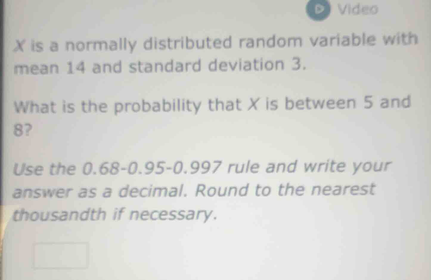 x is a normally distributed random variable with mean 14 and standard d…
