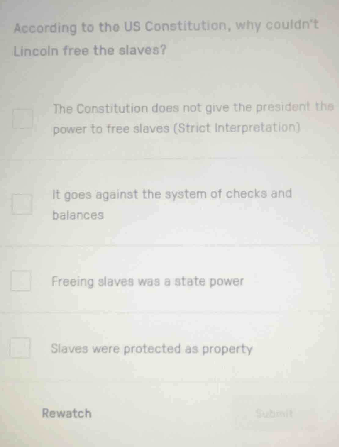 according to the us constitution, why couldnt lincoln free the slaves? …