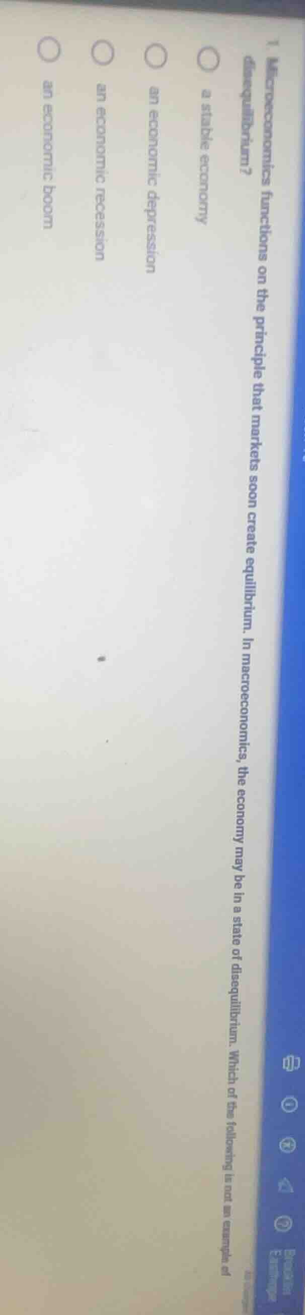 1 microeconomics functions on the principle that markets soon create eq…