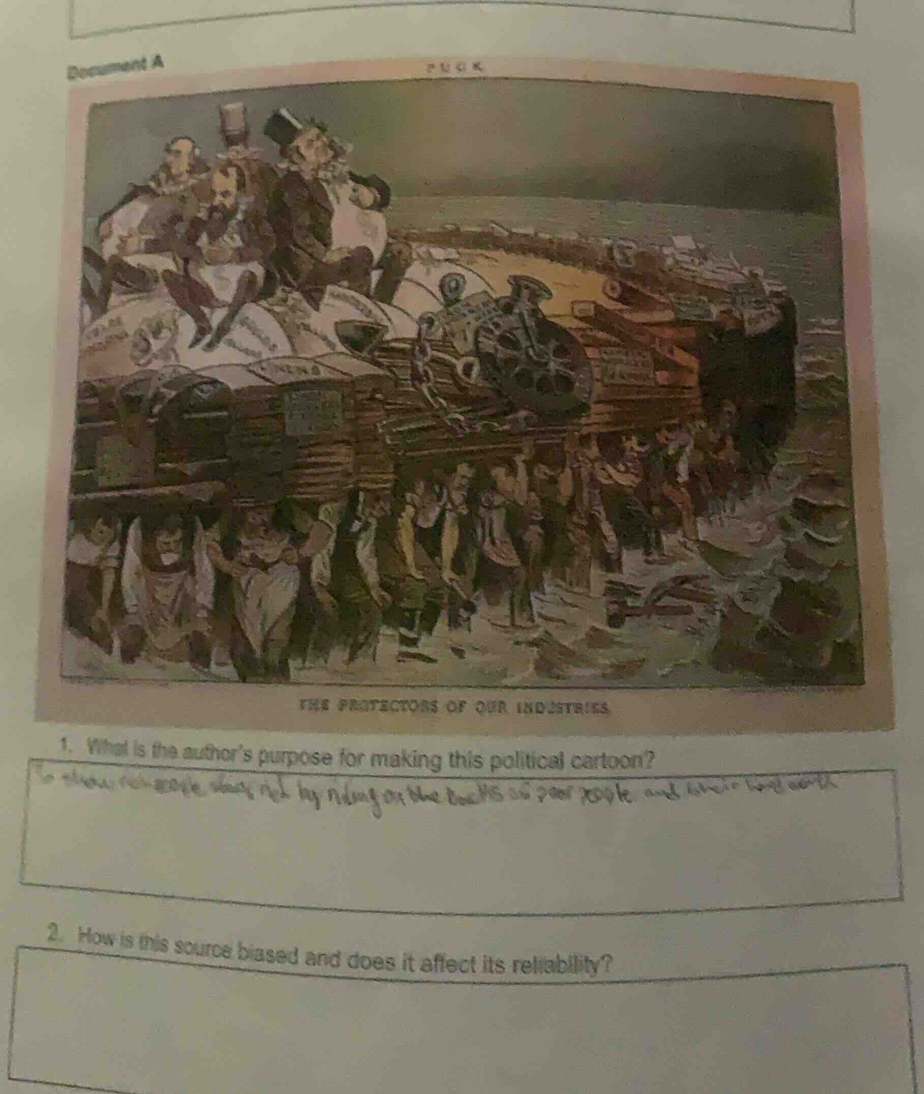 document a the protectors of our industries 1. what is the author’s pur…