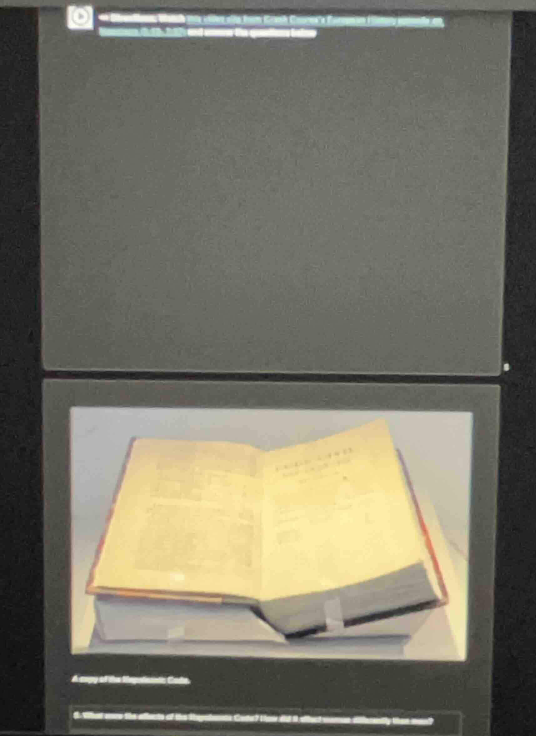 • (document) watch the video clip from crash course’s european history …