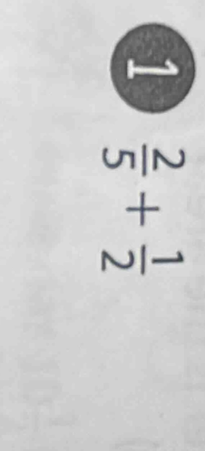 (\frac{2}{5} + \frac{1}{2})