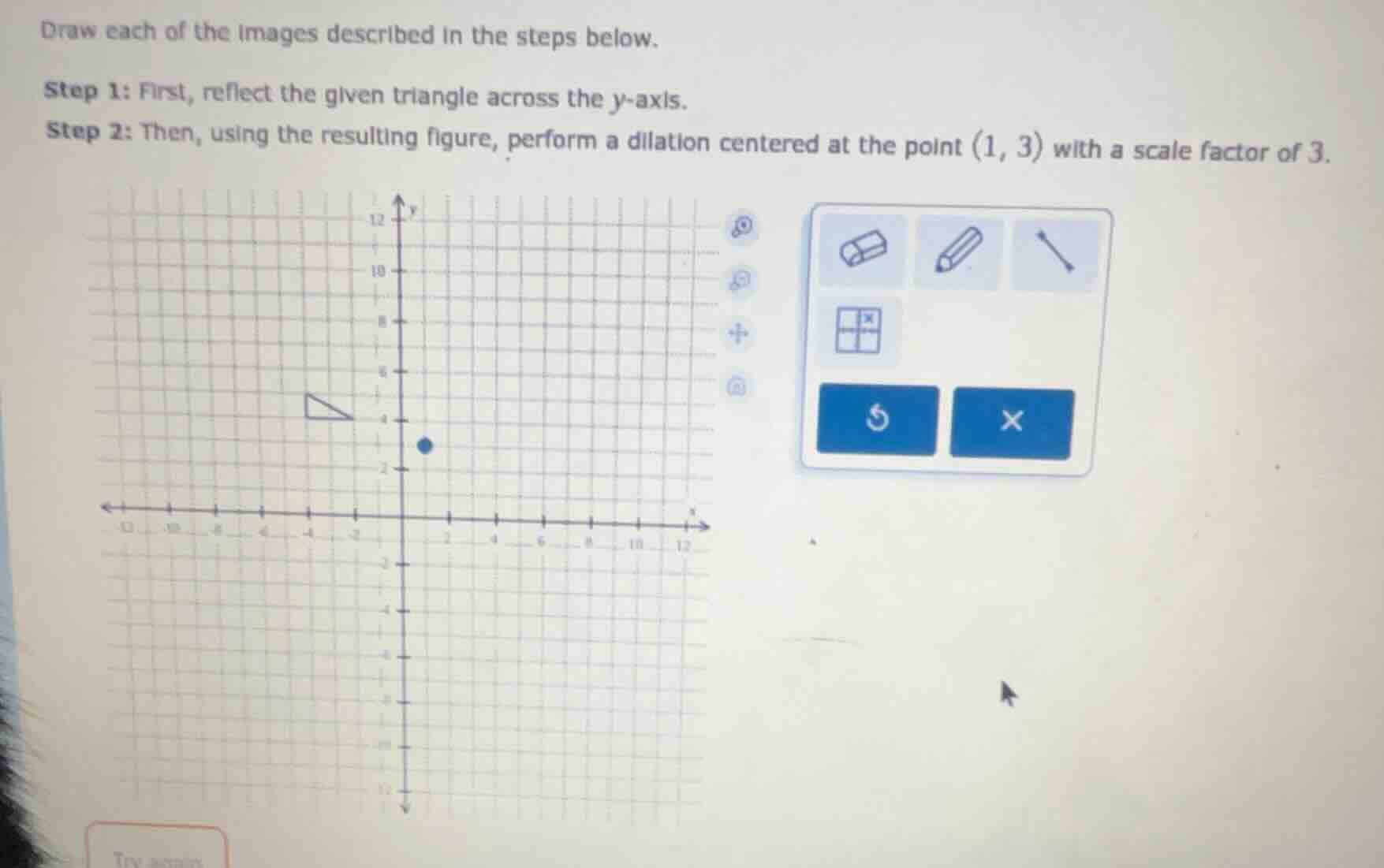 draw each of the images described in the steps below. step 1: first, re…