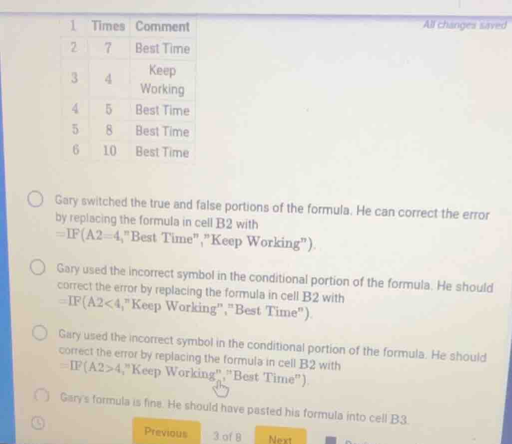 1 times comment 2 7 best time 3 4 keep working 4 5 best time 5 8 best t…