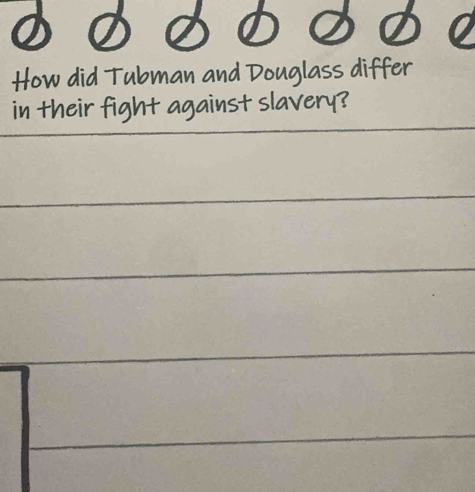 how did tubman and douglass differ in their fight against slavery?