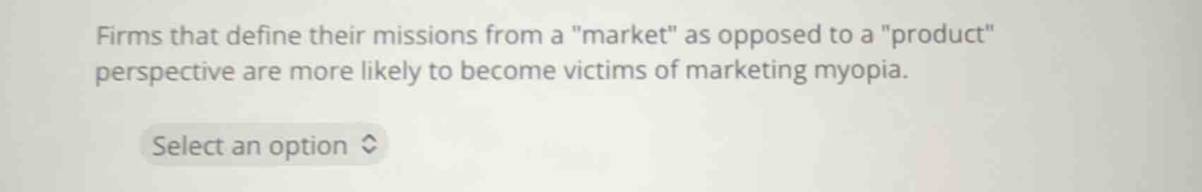 firms that define their missions from a \market\ as opposed to a \produ…