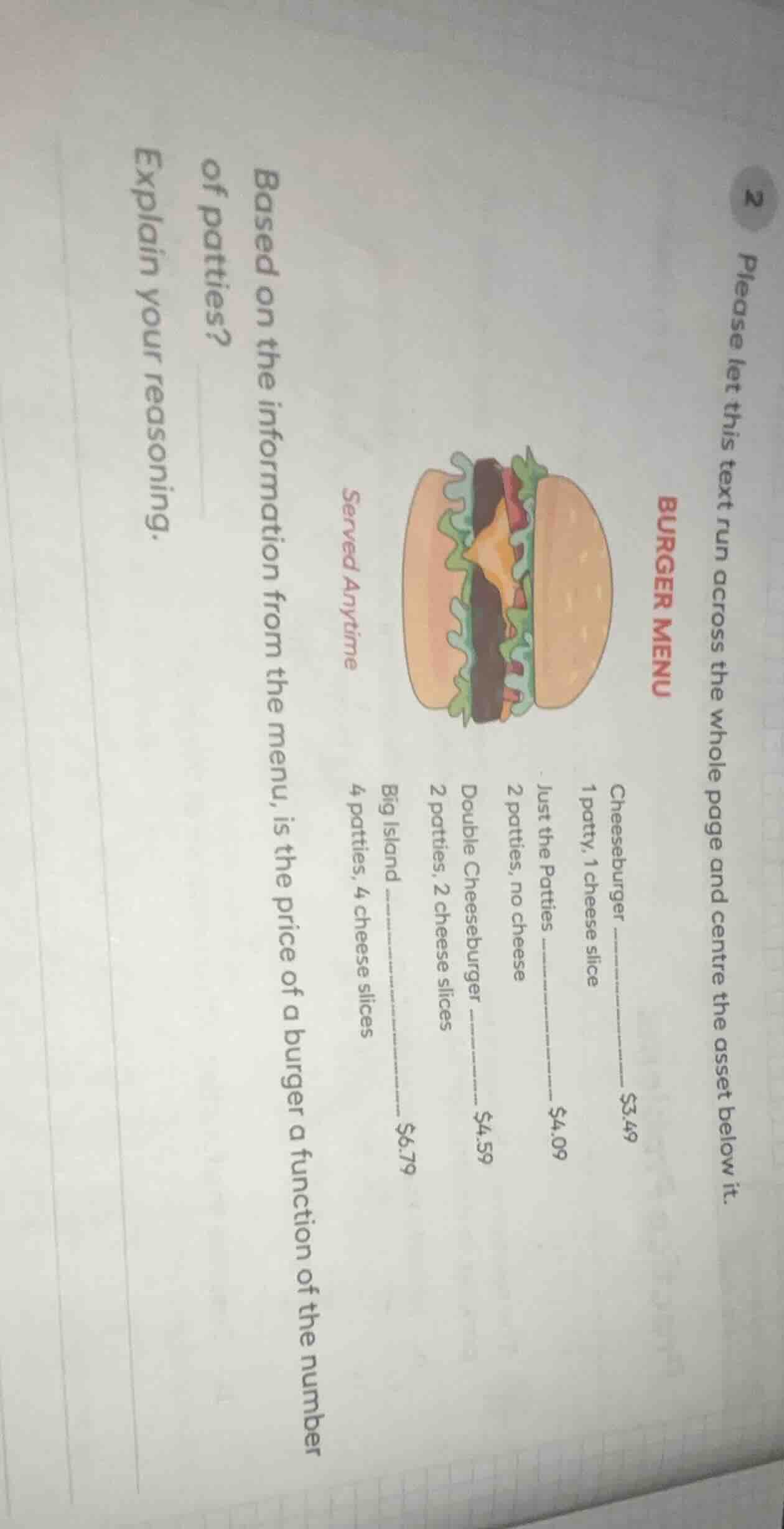 2 please let this text run across the whole page and centre the asset b…