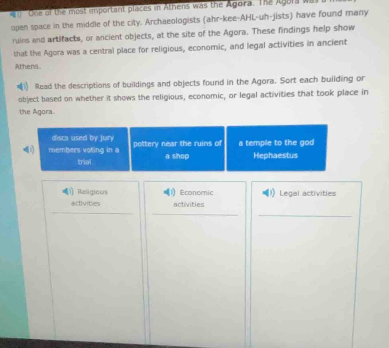 one of the most important places in athens was the agora. the agora was…