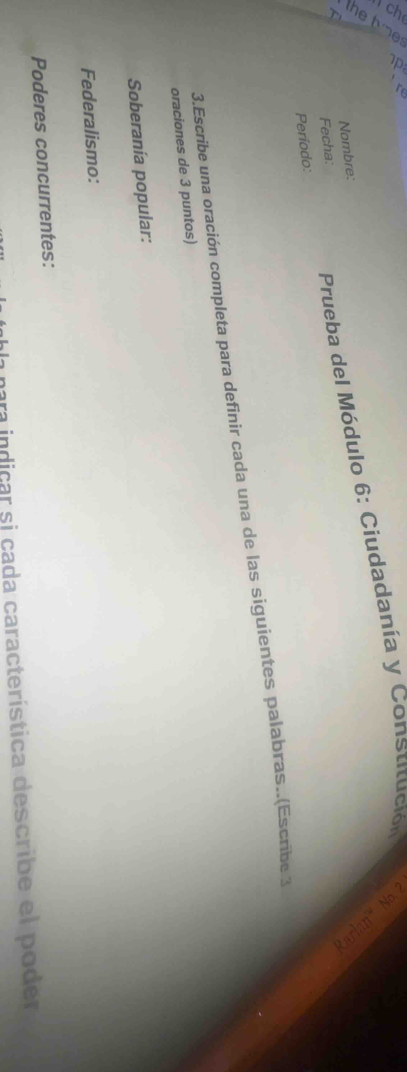 nombre: fecha: periodo: prueba del módulo 6: ciudadanía y construcción …