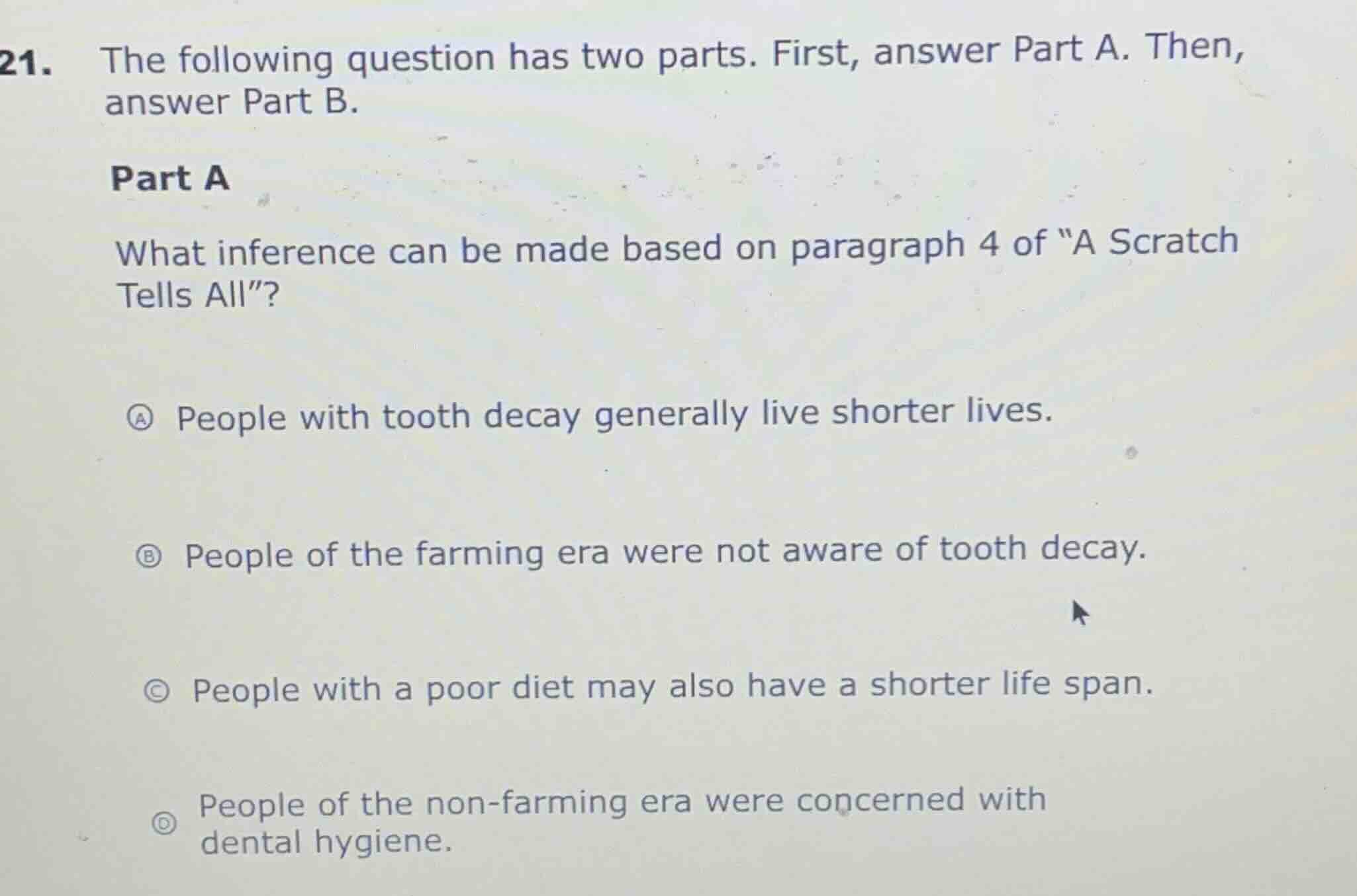 21. the following question has two parts. first, answer part a. then, a…