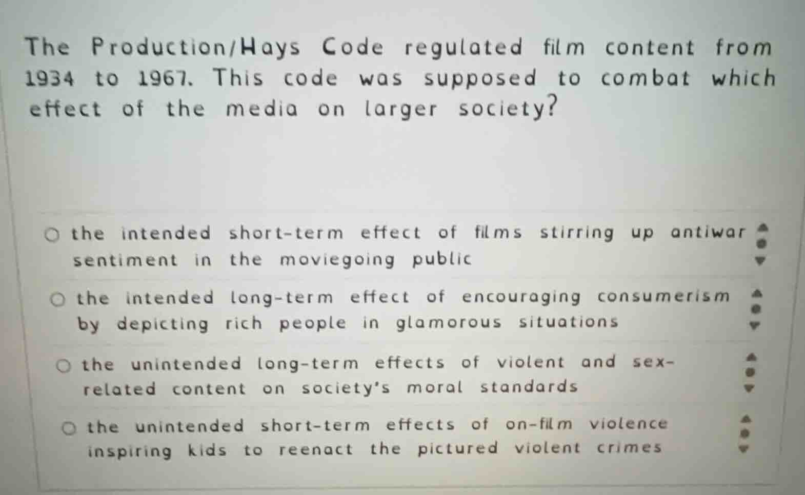 the production/hays code regulated film content from 1934 to 1967. this…