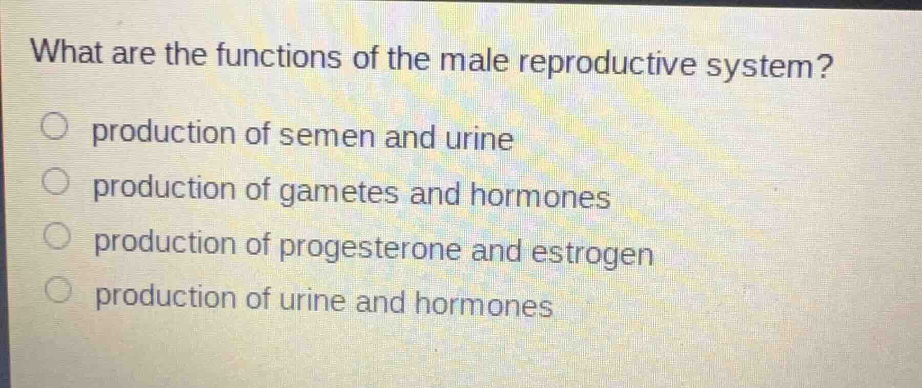 what are the functions of the male reproductive system? production of s…