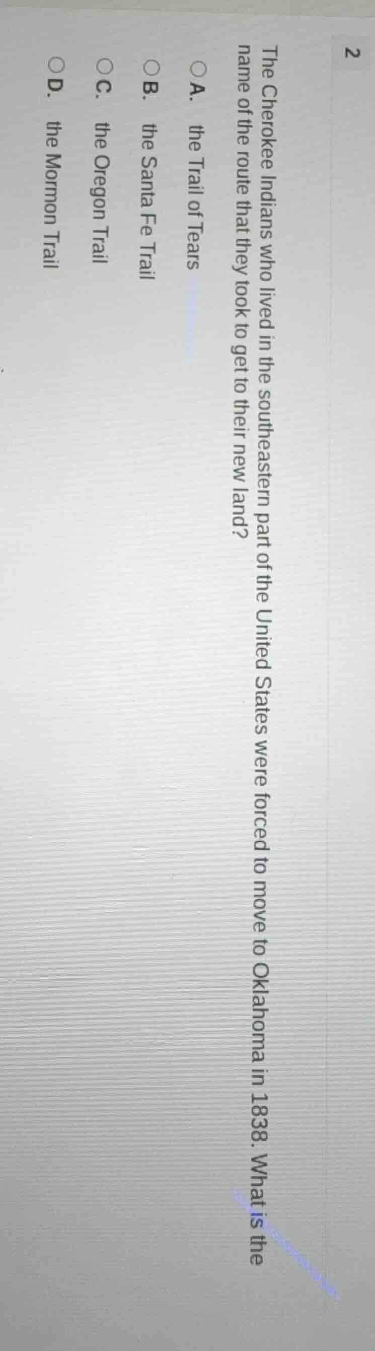 the cherokee indians who lived in the southeastern part of the united s…