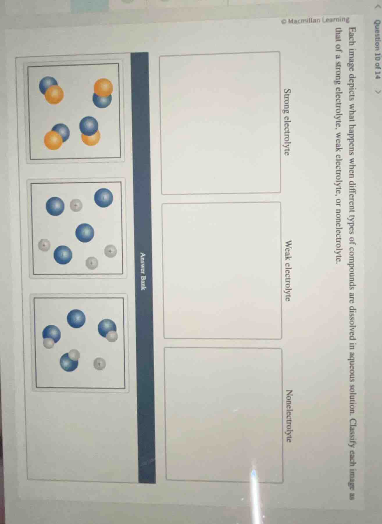 question 10 of 14 each image depicts what happens when different types …