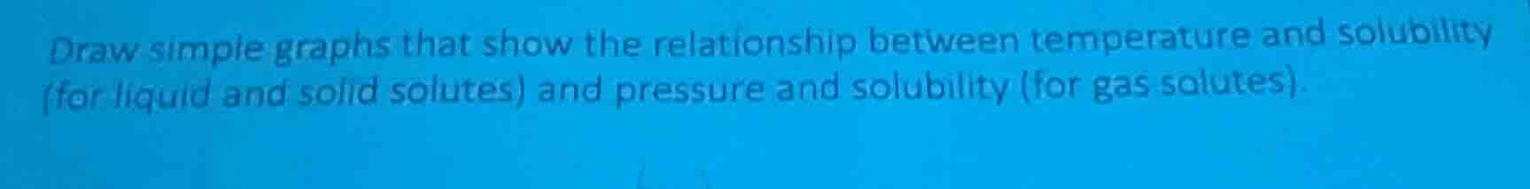 draw simple graphs that show the relationship between temperature and s…