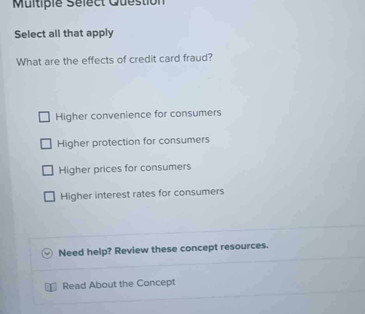 multiple select question select all that apply what are the effects of …