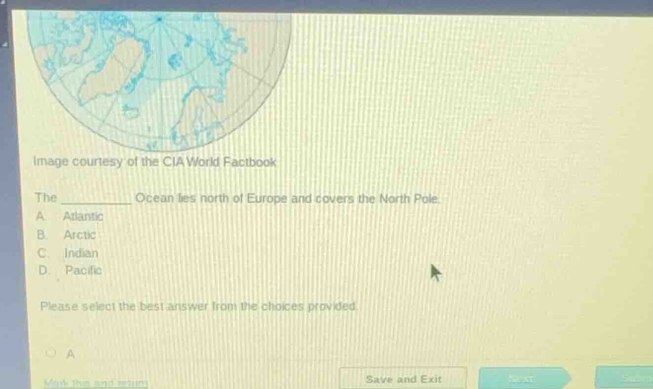 image courtesy of the cia world factbook the ________ ocean lies north …