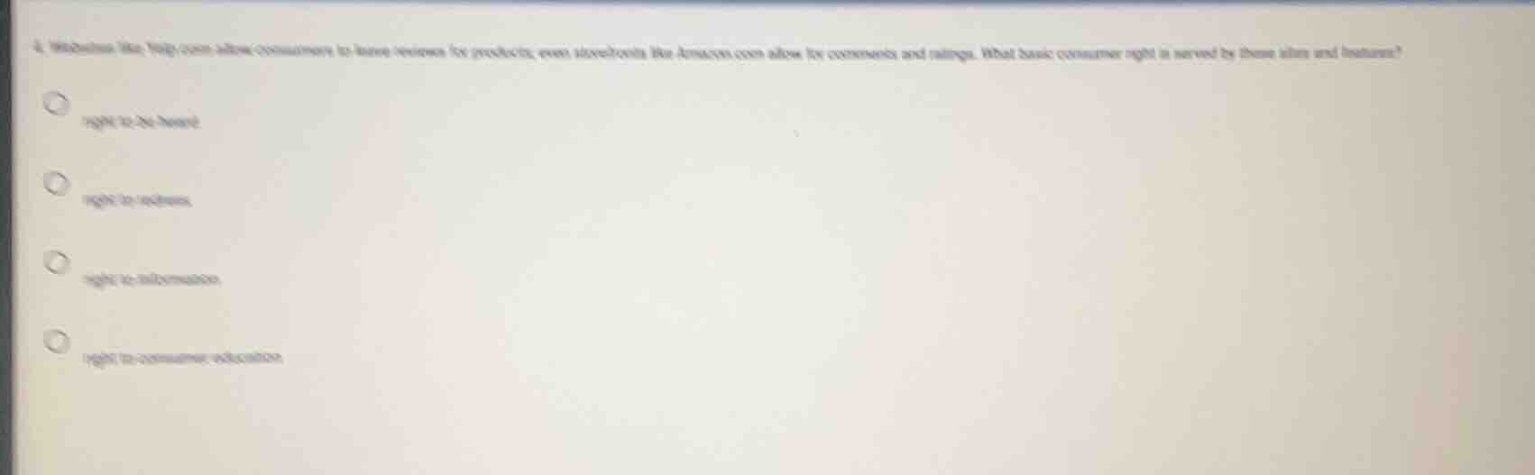 4. websites like yelp.com allow consumers to leave reviews for products…
