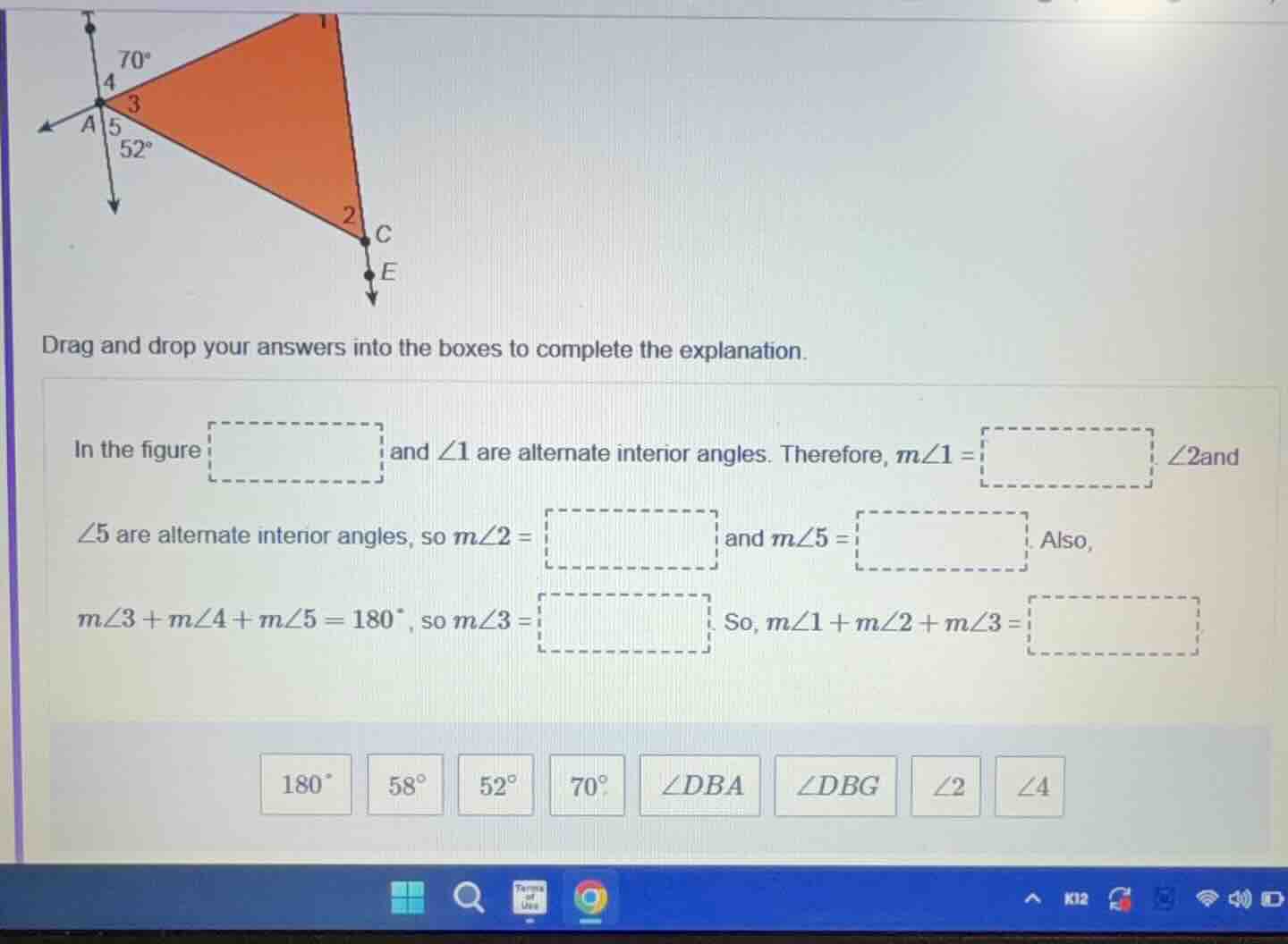 drag and drop your answers into the boxes to complete the explanation. …