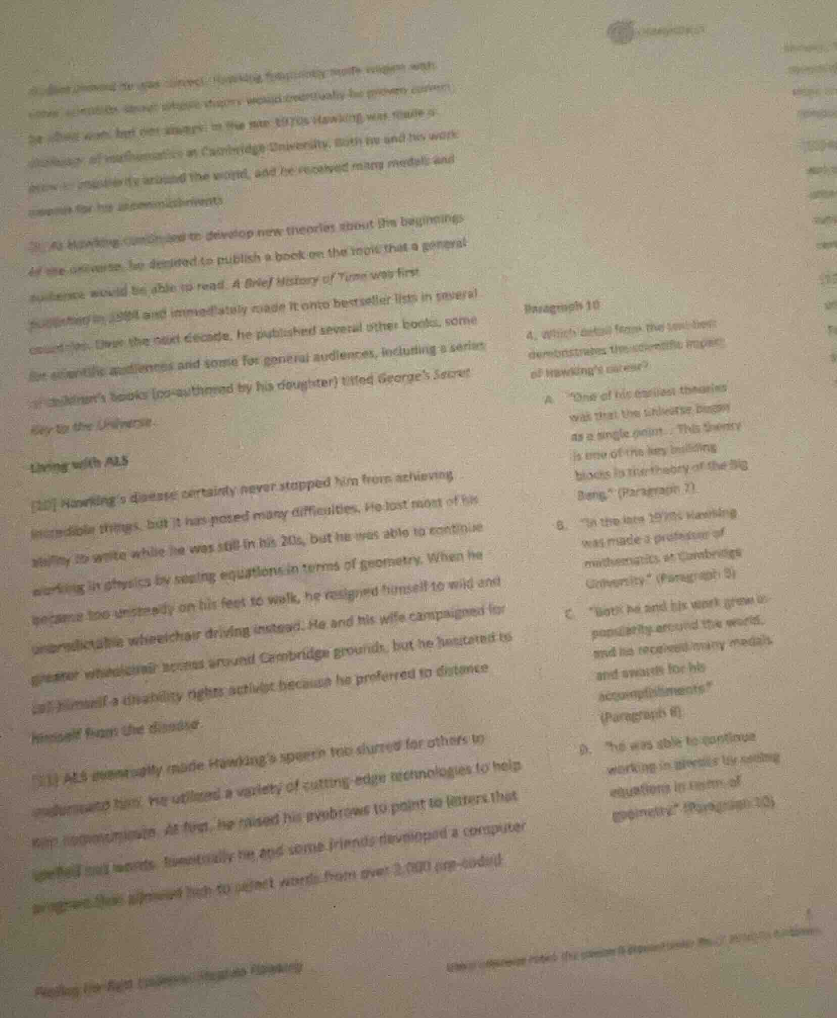 paragraph 10: 4. which detail from the text best demonstrates the scien…