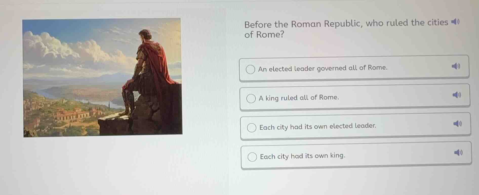 before the roman republic, who ruled the cities of rome? an elected lea…
