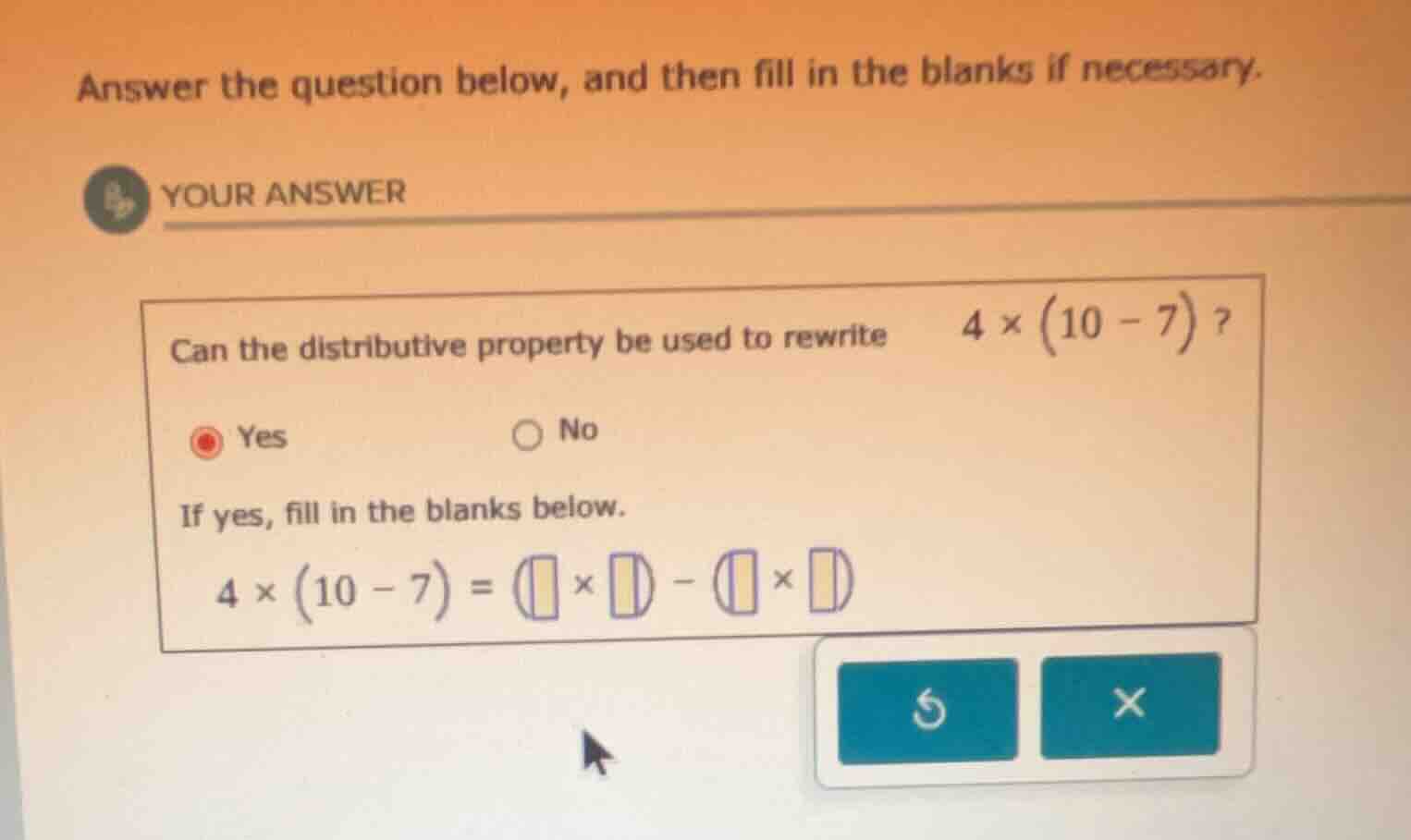 answer the question below, and then fill in the blanks if necessary. yo…