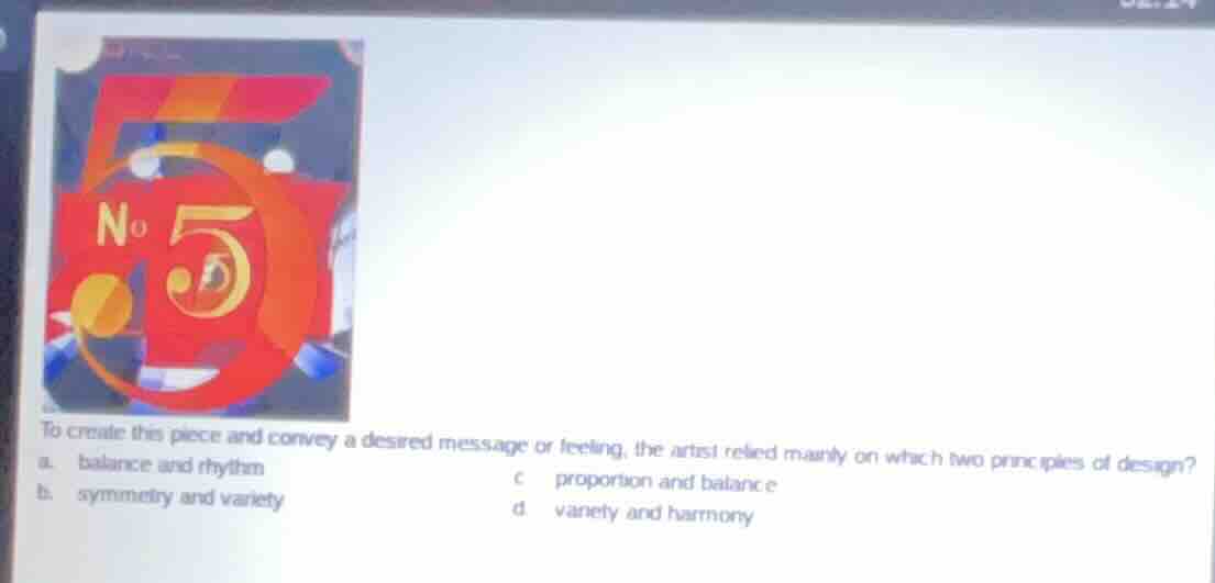 to create this piece and convey a desired message or feeling, the artis…