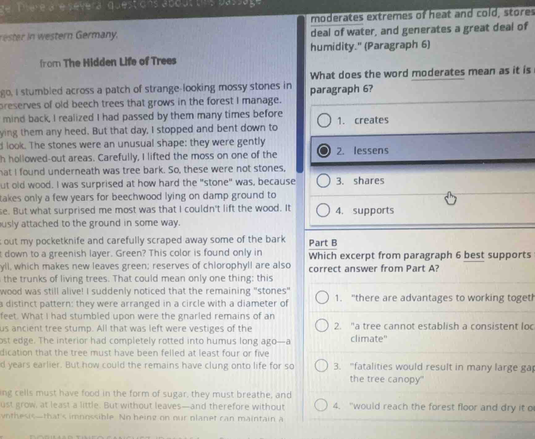 from the hidden life of trees go, i stumbled across a patch of strange …