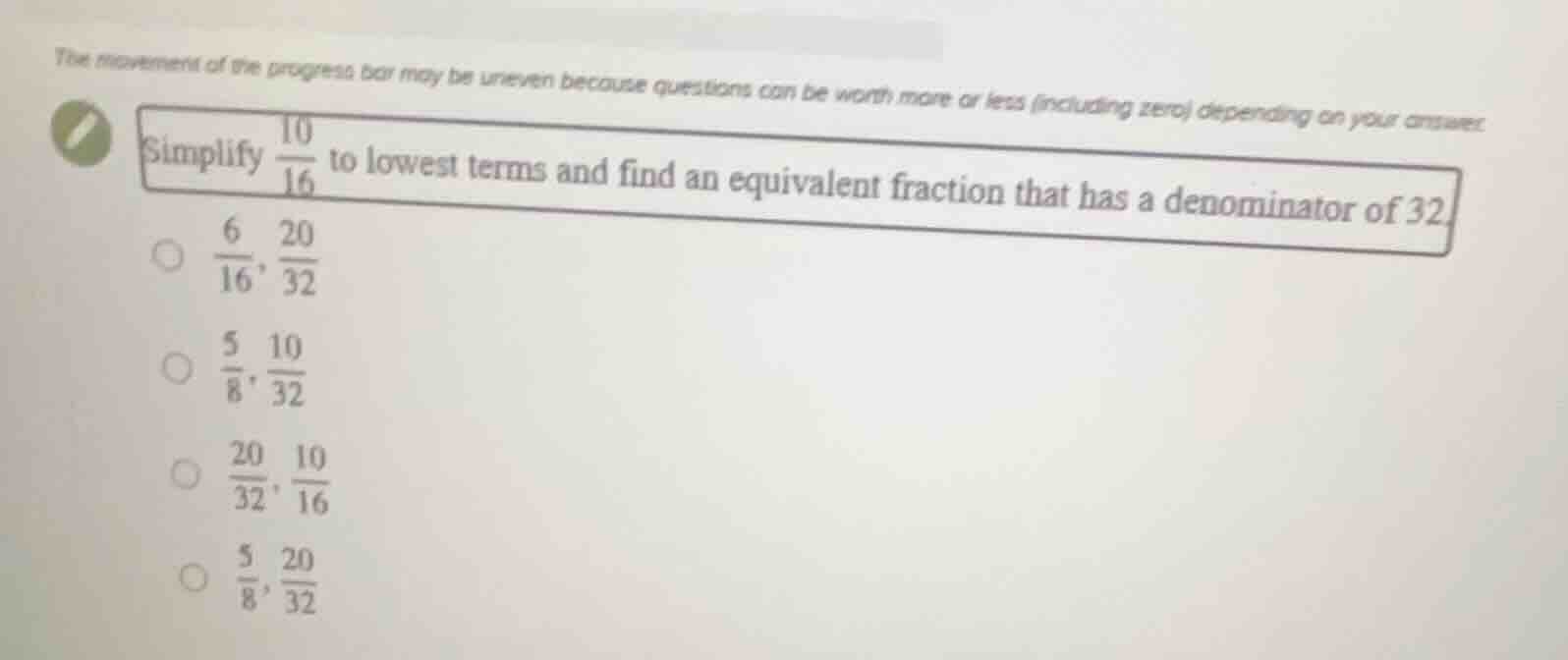 the movement of the progress bar may be uneven because questions can be…