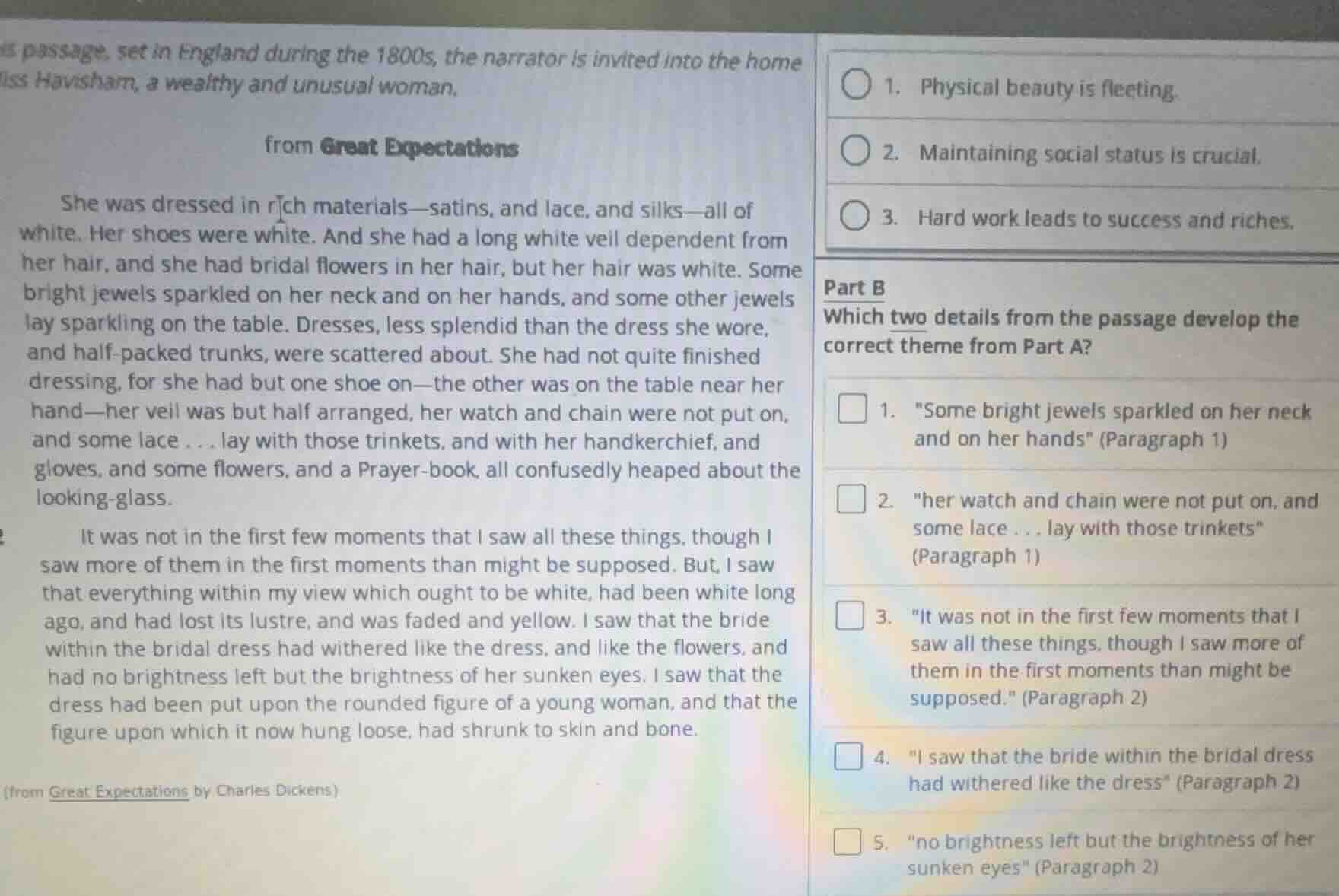 is passage, set in england during the 1800s, the narrator is invited in…