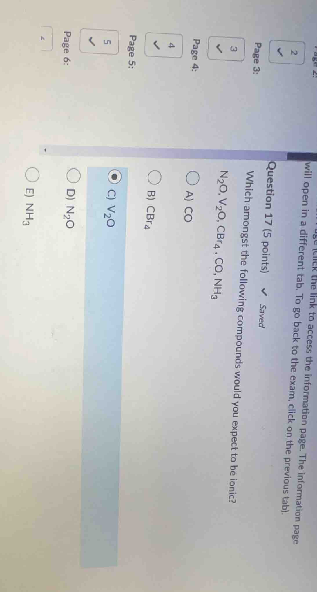 question 17 (5 points) which amongst the following compounds would you …