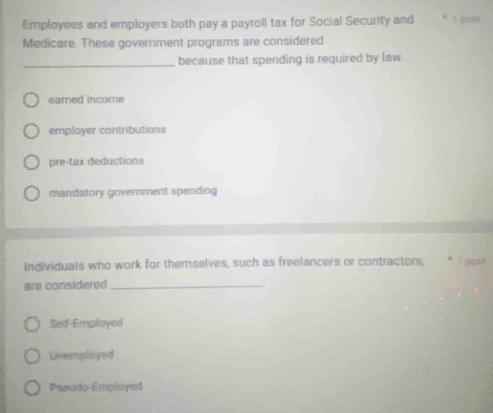 employees and employers both pay a payroll tax for social security and …