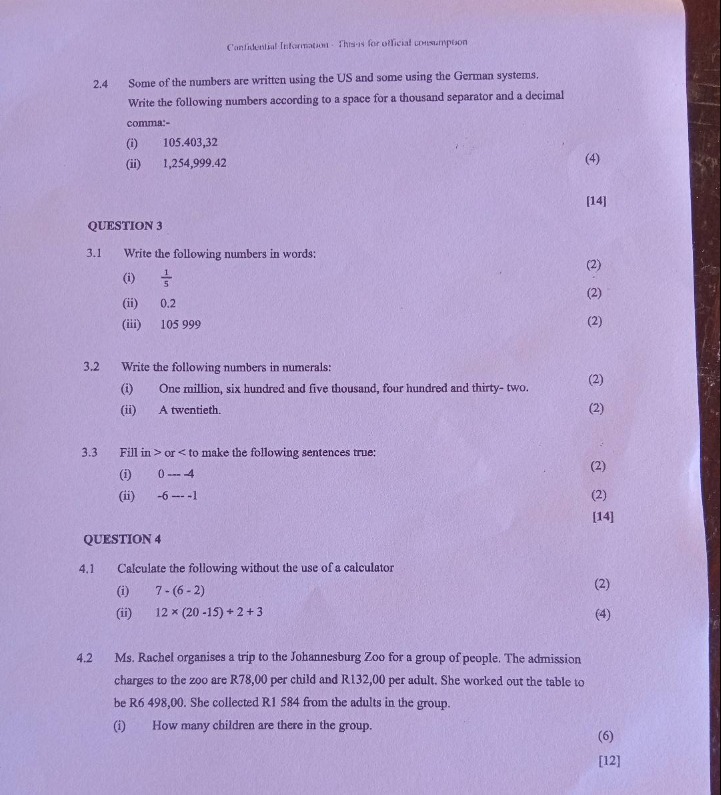 confidential information - thus for official consumption 2.4 some of th…