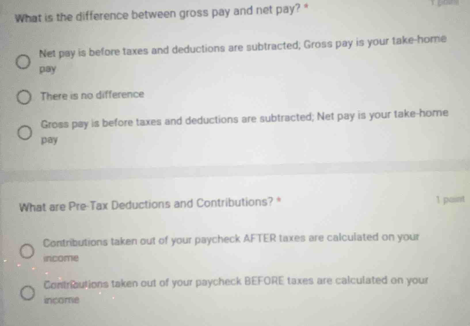 what is the difference between gross pay and net pay? * net pay is befo…